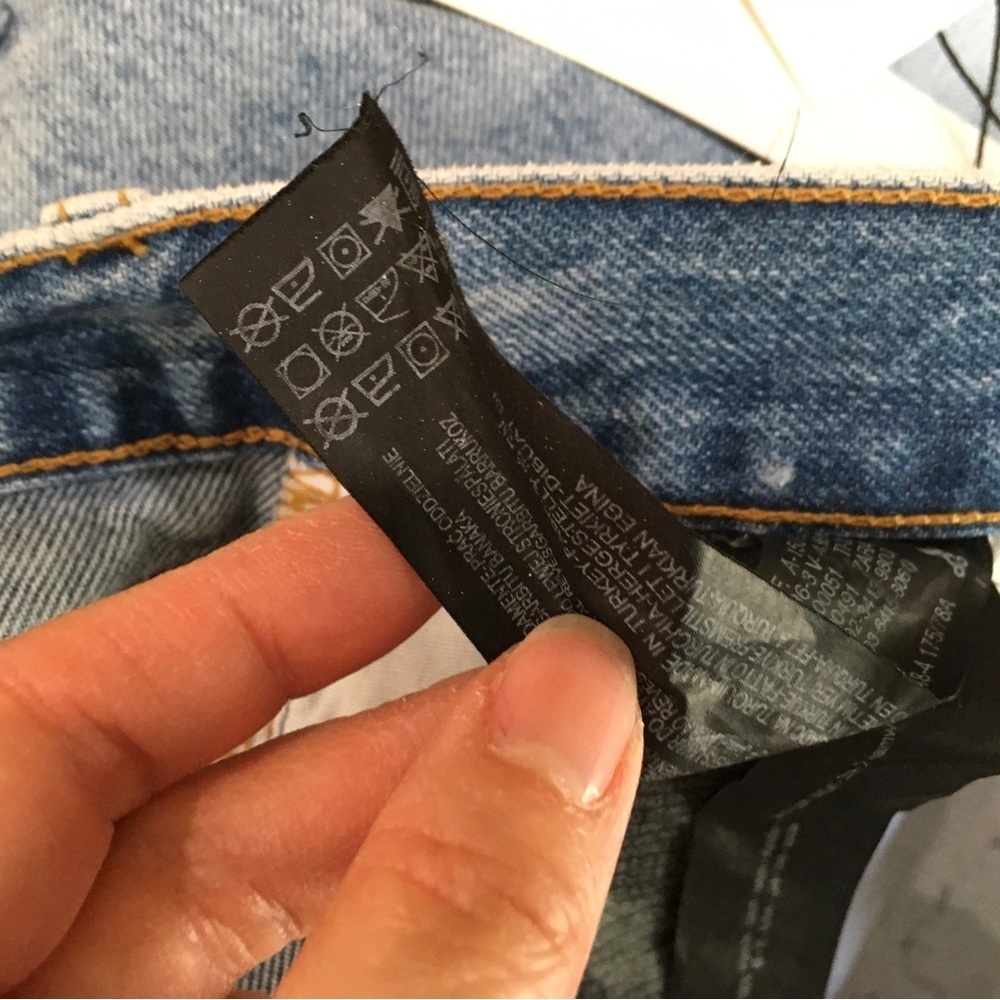 New zara Jeans the truth slim Durrel Blue denim size 10/w32 Womens 6045 - Picture 4 of 11